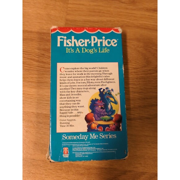 It`s a Dogs Life VHS Someday Me Series Fisher Price Animated Video - Picture 2 of 4
